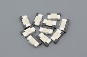 Разъем FPC  Half Coverage Top Contact 0.5K-BS-8PWB 8 pin высота 2мм шаг 0,5мм 10 шт