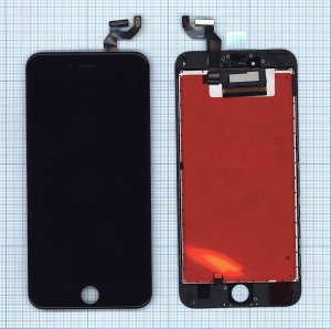Дисплей для iPhone 6S Plus в сборе с тачскрином (Sharp) черный