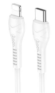 Кабель USB-C HOCO X37 Cool Type-C-Lightning, 1 м, белый