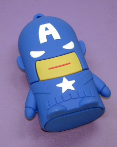 Универсальный внешний аккумулятор Powerbank CAPTAIN AMERICA 1200 mAh