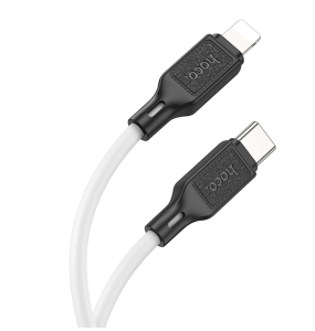 Кабель USB-C HOCO X90 Cool Type-C-Lightning, 20W, 1м, белый