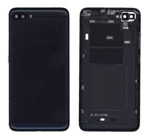 Задняя крышка для Asus ZenFone 4 Max ZC554KL черная (Blue/Black)