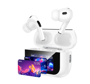 Наушники HOCO EW79 Bright беспроводные с док станцией TWS, Bluetooth 5.4 белый