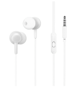 Проводные наушники HOCO M14 Inital, Jack 3.5mm, 1.2 м, белый