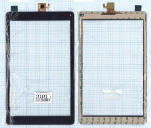 Сенсорное стекло (тачскрин) для Prestigio MultiPad PMT3341 FPC-FC101J235-00 черное
