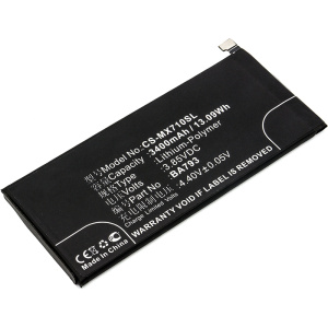 Аккумулятор CS-MX710SL BA793 для MeiZu M793Q, Pro 7 Plus  3.85V / 3400mAh / 13.09Wh