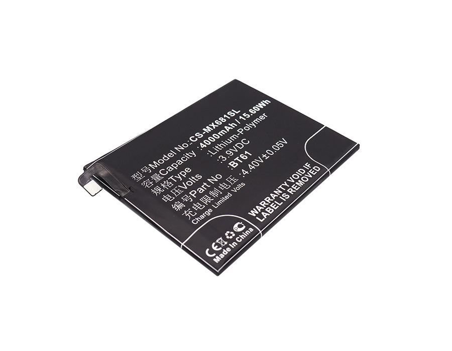 Аккумулятор CS-MX681SL BT61 для Meizu M3 Note (М - версия M681H) 3.9V / 4000mAh / 15.60Wh