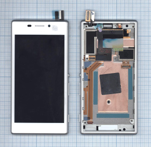 Дисплей для Sony Xperia M2 / M2 Dual (D2305) белый