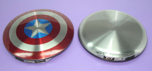 Универсальный внешний аккумулятор Power bank Captain America's shield 6800mAh 5V 2A