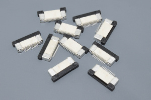 Разъем FPC  Half Coverage Bottom Contact 0.5K-BX-12PWB 12 pin высота 2мм шаг 0,5мм 10 шт