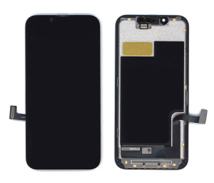 Дисплей Amperin для Apple iPhone 13 Mini в сборе с тачскрином (Soft Oled) черный