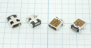 Разъем mini USB для планшета тип USB 13 (RS-MI025)