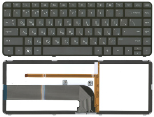 Клавиатура для ноутбука HP Pavilion DM4-3000 с подсветкой