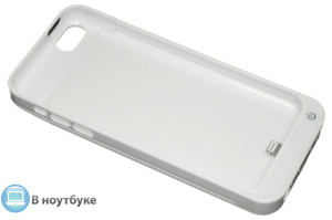 Дополнительный аккумулятор/чехол для Apple iPhone 5/5S 4200 mAh белый