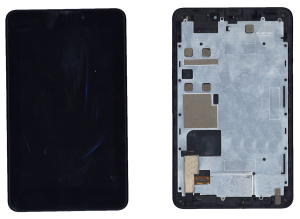 Модуль (матрица + тачскрин) для Acer Iconia Tab A1-713HD черный с рамкой