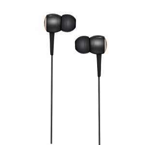 Проводные наушники HOCO М19 Drumbeat universal с микрофоном, 3.5mm mini jack, черный