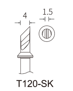 Жало ATTEN T120-SK для ST-1203D