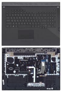 Топкейс для Asus G731GW G731GV черный с подсветкой