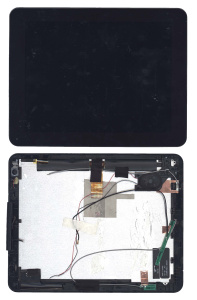 Модуль (матрица + тачскрин) для Digma iDsD10 3G черный с рамкой