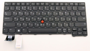 Клавиатура для ноутбука Lenovo ThinkPad X13 Gen 3 черная с подсветкой