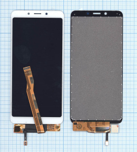 Дисплей для Xiaomi Redmi 6, Redmi 6A в сборе с тачскрином белый