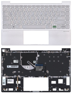 Топкейс для HP Envy 13-BA серебристый