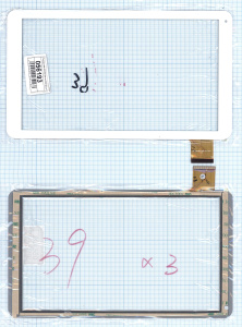 Сенсорное стекло (тачскрин) XC-PG1010-033-A1-FPC белое