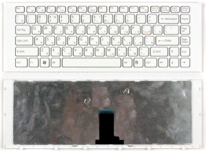 Клавиатура для ноутбука Sony Vaio VPC-EG VPC-EK белая