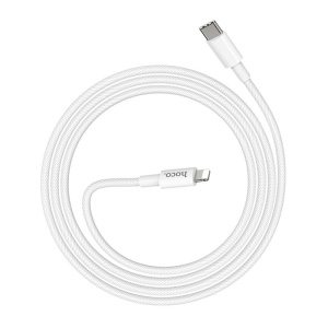 Кабель USB-C HOCO X56 Type-C - Lightning, 3A, 20W, 1м, белый