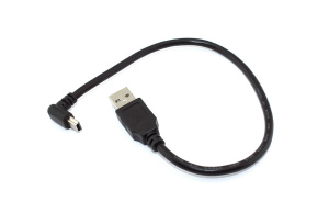 Кабель USB  Type A на Mini USB угол вверх 0,25 м