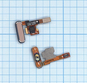 Шлейф со сканером отпечатка пальца для Xiaomi Mi 5 золотой