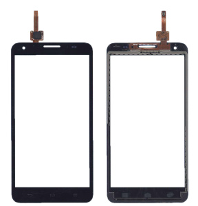 Сенсорное стекло (тачскрин) для Huawei Honor 3X (G750) черное