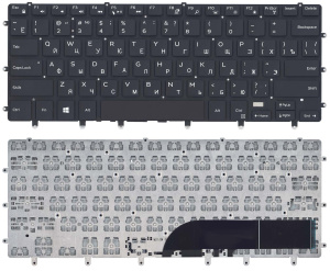 Клавиатура для ноутбука Dell XPS 13 черная