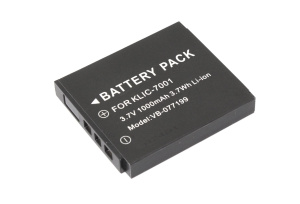 Аккумуляторная батарея для фотоаппарата Kodak EasyShare M320 (KLIC-7001) 3.7V 1000mAh Li-ion