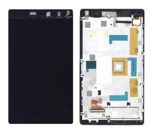 Модуль (матрица + тачскрин) для Asus ZenPad C 7.0 Z170MG черный c серебристой рамкой