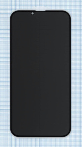 Защитное стекло Privacy "Анти-шпион" для Apple iPhone 13 Pro Max черное