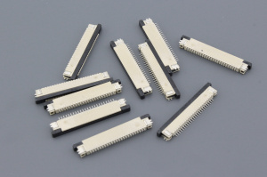 Разъем FPC  Half Coverage Bottom Contact 0.8K-BX-24PWB 24 pin высота 2мм шаг 0,8мм 10 шт