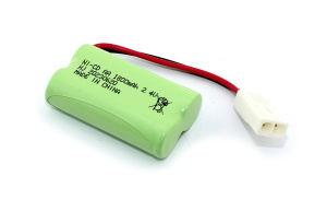 Аккумулятор Ni-Cd  2.4V 1800mah AA Flatpack разъем EL-2P plug