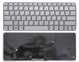 Клавиатура для ноутбука HP Mini 210-2000 серебристая