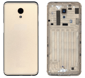 Задняя крышка для Meizu M6S золотая