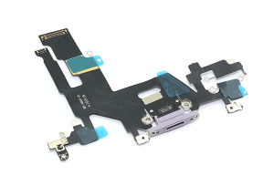 Шлейф с разъемом зарядки для Apple iPhone 11 фиолетовый