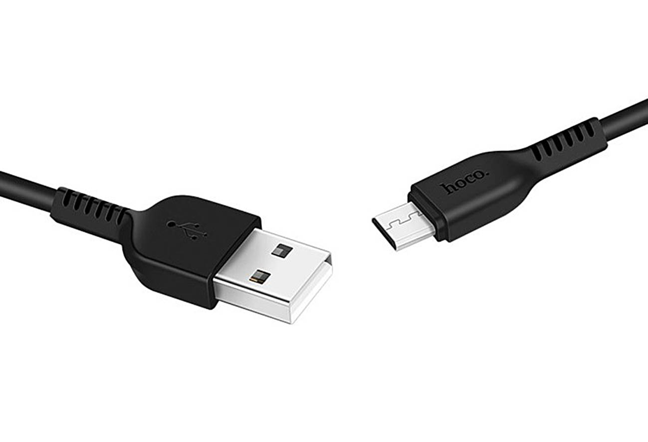 Кабель USB HOCO X20 Flash USB - Micro USB 2А, 1м, черный