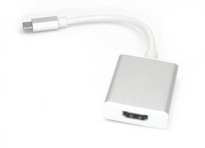 Адаптер Type-C на HDMI серебро