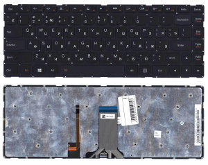 Клавиатура для ноутбука Lenovo E40–70 черная