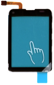Сенсорное стекло (тачскрин) для Nokia С3 черное