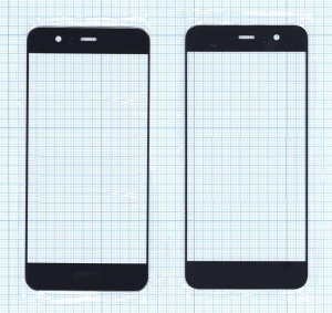 Стекло для Huawei P10 черное