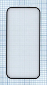 Защитное стекло 6D для Apple iPhone 14 Pro черное