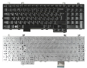 Клавиатура для ноутбука Dell Studio 1735 1736 1737 черная глянцевая