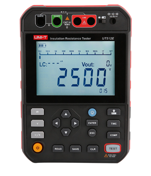 Тестер сопротивления изоляции UNI-T UT512E