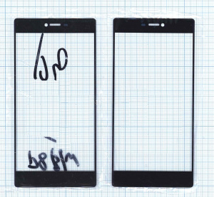 Стекло для Huawei P8 черное